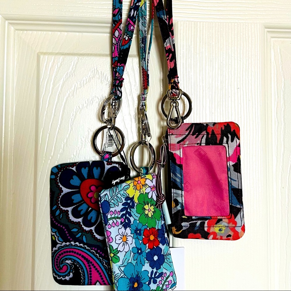 *New* Vera Bradley zip ID lanyards